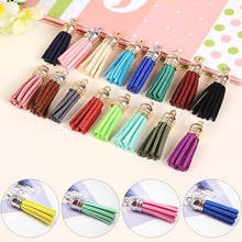 Keychain Tassel DIY Accessories Women Girls Imitation Silk Satin Bag Pendant Jewelry Findings 2020 New Gifts Trincket 2024 - buy cheap