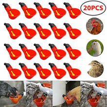 20pcs Automatic Chicken Drinker Poultry Water Drinking Cups Plastic Feeder for Chicken Hen Quail Birds Farm Animals Supplies 2024 - buy cheap