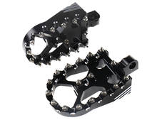 Black Rotating Footpegs Custom Chopper Foot Pegs For Harley Street Glide Road King 2024 - buy cheap