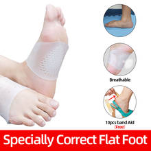 1Pair Flat Feet White Honeycomb Insole Orthotic Support Care Pads Plate Flatfoot Corrector Shoes Cushion Feet Care Massage 2024 - buy cheap
