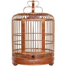 Carved Thrush Bird Cage Bamboo Boutique High-end Hand-carved Luxury Large Myna Parrot Myna Bamboo Bird Cage Convenient Beautiful 2024 - buy cheap