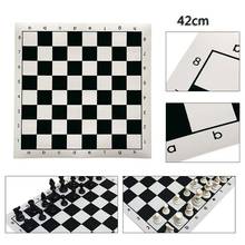 PVC Leather Tournament Educational Chess Board For Children's Educational Games Children toys Home use 42x42cm 2024 - buy cheap