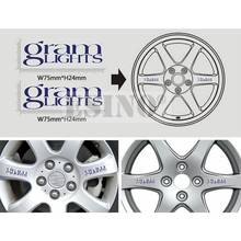 4 x Car Styling Car Wheel Rim Decorative Sticker Series Car Accessories Decal for Rays Gram Lights 57C 57CR 57DR 57XR 57Xtreme 2024 - buy cheap