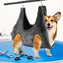 Pet Grooming HammockCat Grooming Soft Cushion Hammocls Restraint Bag Puppy Dog Pet Nail Clip Trimming Bathing Bag With Hooks 2024 - buy cheap