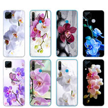 Funda para Realme C3, para OPPO Realme C15, C3, C15, C1, C2, 5i, 6i, 6S, 6, 3, 5, X2 Pro, XT, flores de orquídeas de colores 2024 - compra barato