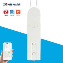 Zemismart Tuya Zigbee роликовый шторный драйвер, умные моторизованные цепные жалюзи, двигатель с голосовым управлением через Alexa Google Home SmartThings 2024 - купить недорого