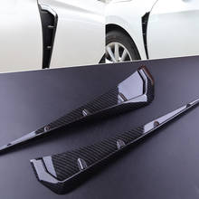 beler 2pcs ABS Left & Right Black Carbon Fiber Style Side Fender Vent Air Wing Cover Trim Fit For Honda Civic 2016 2017 2018 2024 - buy cheap