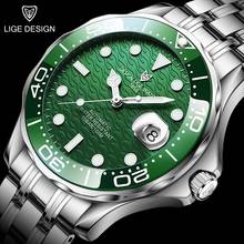 2021New Sport Mens Mechanical Watches LIGE Top Brand Automatic Tourbillon Watch Men Waterproof Date Clock Man Diving Wristwatch 2024 - buy cheap