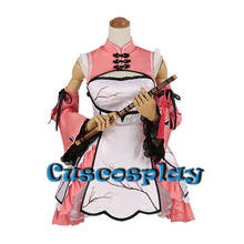 Anime chun mei cosplay traje feminino bonito rosa vestido cosplay para festa de halloween carnaval menina traje para o presente 2024 - compre barato