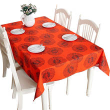 Red Cotton Thicken Tablecloth For Table Christmas Daisy Table Cloth Decoracao Para Casa Table Cover Nappe De Table Mariage 2024 - buy cheap