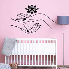 Adesivo de parede impermeável para salão de beleza, desenho animado, arte de decoração para quartos infantis, decalque de parede, decoração de casa 2024 - compre barato