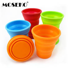 MOSEKO Folding Silicone Cup Portable Silicone Telescopic Drinking Collapsible Coffee Cup Multi-function Foldable Mug Travel 2024 - buy cheap