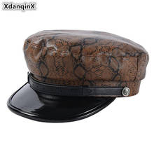 XdanqinX Elegant Women's Hat Army Military Hat 2019 New Autumn Winter Ladies Fashion Trend Cap Novelty Female Student Tongue Cap 2024 - buy cheap