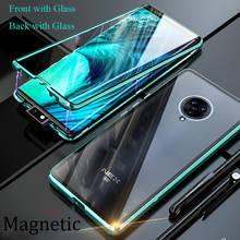 For VIVO Nex 3 Magnetic Case Nex3 360 Front+Back double-sided 9H Tempered Glass Case for VIVO Nex 3 Metal Bumper Case VIVO Nex 3 2024 - buy cheap