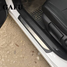 Peitoril da porta scuff placa guarda soleiras porta inoxidável protetor adesivo para nissan qashqai j11 2016 2017 2018 2019 estilo do carro 2024 - compre barato