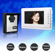 SYSD Wired Video Doorbell Intercom Home Security System Video Door Phone 7'' TFT LCD Monitor Waterproof Night Vision Camera 2024 - buy cheap