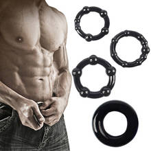 3 pçs silicone galo anéis masculino dispositivo de castidade atraso ejaculação pênis anéis adultos brinquedos sexuais eróticos produtos do sexo adulto 2024 - compre barato
