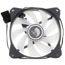 RGB/ARGB 4 Pin 120mm Computer Case Fan Silent Fan Single halo CPU Cooling RGB Quiet PC Cooler Fan Case Fans12V Adjust Fan Speed 2024 - buy cheap