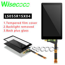 Wisecoco 5.5 inch 2K LS055R1SX04 3d Printer LCD Screen  +Tempered Protective film +Back Glass Assembly for Wanhao D7 Photon LCD 2024 - buy cheap