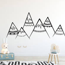 Nordic style Mountain vinyl wall sticker Removable Wall Decor For boys Kids babys Rooms Decoration Wall Decals Srickers Murals 2024 - buy cheap