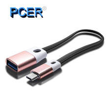 Adaptador de Cable Micro USB OTG para Xiaomi Redmi Note 5, Conector Micro USB para Samsung S6, tableta Android, adaptador USB 2,0 OTG 2024 - compra barato