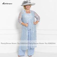 Lakshmigprópria vestido de noiva, plus size, para casamentos, calça, trajes femininos elegantes, para festa noturna, 2020 2024 - compre barato