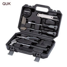 QUK Multifunctional Tools Set Allen Key Wire Cutting Pliers Screwdriver Bits Hammer Household Multitool Repair Hand Toolbox 2024 - buy cheap