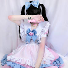 Plus Size Lolita Dresses Super Cute Bow Cosplay Costumes Japanese Anime Kawaii Lovely Pink Sexy Dress Canival Performance 2024 - compra barato