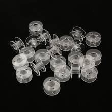 10-50Pcs Transparent Sewing Machine Spools Home Plastic Empty Spool Bobbins Sewing Tool Accessories Universal Threads Bobbin 2024 - buy cheap