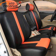 Cubierta de asientos de cuero de PVC AutoDecorun para Land Rover New Discovery Sport 2018, accesorios personalizados, Almohadillas protectoras para asiento de coche 2024 - compra barato
