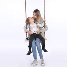 Children Garden Wooden Swing Children Wooden Swing Seat with Strong Swing Rope Height-adjustable Hanging Swing Kids Fitness Toys 2024 - buy cheap