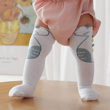 Cute Baby Socks Breathable Mesh Newborn Baby Girl Long Socks Summer Soft Cotton Kids Infant Toddler Knee Socks Sokken 2024 - buy cheap