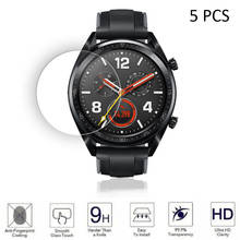 5PCS 9H Hardness Anti-Scratch Screen Protector For Huawei Watch GT Tempered Glass Protective Screen Film 2024 - buy cheap