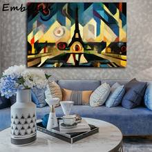 1 Pieces The Eiffel Tower In Paris Landscape Wall Art Pictures For Living Room Modern Home Decor Posters HD Canvas Oil  Painting 2024 - buy cheap