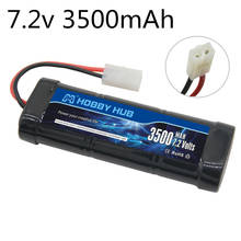 Ni-MH SC * 6 Cells 7.2V 3500mAh 15c rechargeable battery with Tamiya 2P plug for RC remote control toys car boat battery 2024 - compre barato
