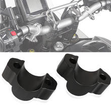 Handlebar Bar Risers Adapter For Yamaha Tenere 700 T7 Rally Motorcycle Accessories Increase Height 20mm Bracket 2019 2020 2021 2024 - buy cheap