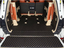 Full set car trunk mats for Toyota Land Cruiser 200 7 seats 2020-2007 waterproof cargo liner mats boot carpets for LC200 2019 2024 - buy cheap