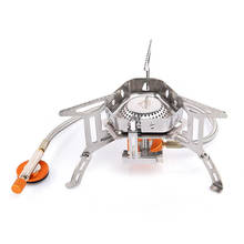 Outdoor Gadgets Wind Proof Gas Burner Stainless Camping Cooker Stove Lighter Tourist Equipment Kitchen Cylinder Propane Grill 2024 - buy cheap