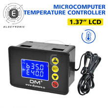 Termómetro con interruptor de termostato para microordenador, Control Digital de temperatura, 1,37 pulgadas, DM, nuevo termorregulador, 12/24/220V 2024 - compra barato