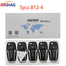 KEYDIY-mando a distancia Universal KD para coche Ford, B12-4 KD200 KD900 KD900 + URG200 KD-X2 mini KD, 5 unidades por lote 2024 - compra barato