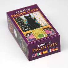 78 Cards Deck Tarot Of Pagan Cats Full English Party Board Game Oracle Cards  2024 - buy cheap