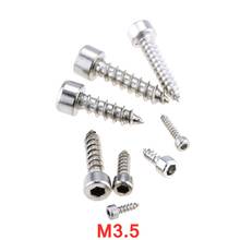 20Pcs/Lots M3.5*10-30mm 20 25 Hexagon Hex Socket Cap Head Self Tapping Screw 304 Stainless Steel Allen Head Screw For Speaker 2024 - buy cheap