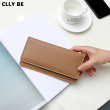 Women PU leather long clutch wallet business Women Cards holder purse fashion pocket wallet Coin bag purse 2024 - buy cheap