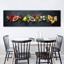 Póster de pintura de alimentos y especias, imagen Modular en lienzo para Cocina, Restaurante, decoración del hogar, arte de pared impreso en HD, papel tapiz sin marco 2024 - compra barato