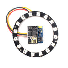 Módulo controlador LED RGB ESP8266 ESP-01 WS2812, anillo de luz inteligente, bricolaje electrónico, ESP-01S 2024 - compra barato