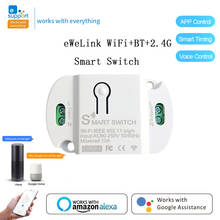 DIY WiFi+BT+2.4G Smart Light Switch Breaker Timer Smart Life APP Voice/Remote Control Works with Alexa Google Home Alice 2024 - buy cheap