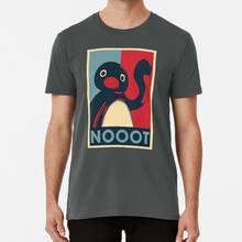 Nooot T Shirt Pingu Nut Penguin Funny Nature Animal Kids Children Tv Show 2024 - buy cheap
