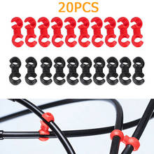 20pcs Bike Cable Clips Stop Cable Brake & Gear Cables S Shaped Fittings Buckle Holes Gear Cable Housing Guides 2024 - buy cheap