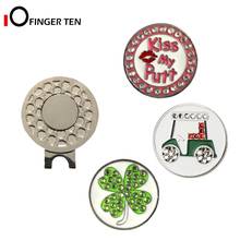 3 Pcs Golf Ball Markers with 1 Pc Magnetic Golf Hat Clip Premium Gifts for Golfer Removable Attaches Easily Drop Shipping 2024 - buy cheap