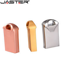 JASTER (5 free logos)USB 2.0 hot new waterproof metal Memory stick  USB flash stick drive 4GB 16GB 32GB 64GB pen drive u disk 2024 - buy cheap